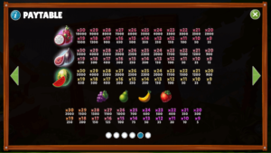 Fruity Feast Online Slot Paytable