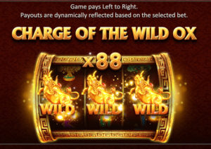 Golden Horns Online Slot Wild Ox Multiplier Screenshot
