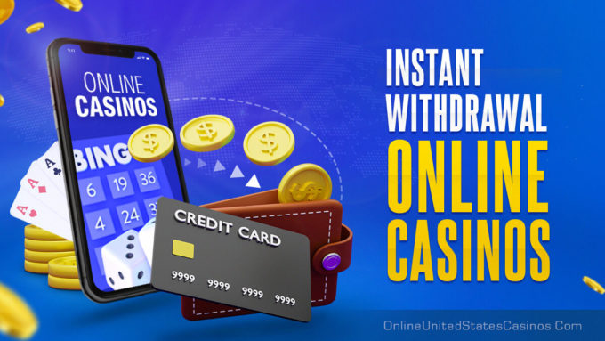 Instant Withdrawal Online Casinos Featured Image With Phone and Credit Card