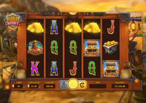 Online Slot Gold Heist Gameplay Screenshot