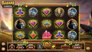 Safari Stampede Online Slot Gameplay