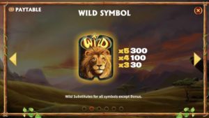 Safari Stampede Online Slot Wild Symbol
