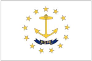 Online Gambling  Rhode Island State Flag