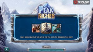 Peak Riches Online Slot Loading Screen