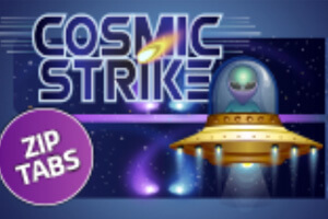 Online Pull Tabs Cosmic Strike Game Logo