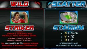 football frenzy online slot wild and scatter