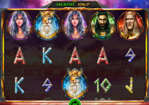 Asgard Deluxe Online Slot Gameplay Screenshot
