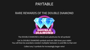 Diamond Strip online slot double diamond reward