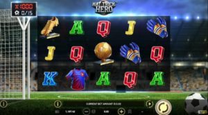 Hat Trick Hero online slot gameplay