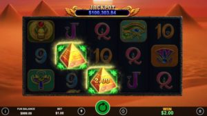 Jackpot Cleopatra's Gold Deluxe online slot gameplay