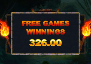 Megasaur Online Slot Free Game Win Screenshot