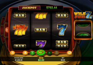 Wild Fire 7s Online Slot Gameplay Screenshot