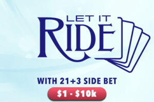 Let It Ride Poker With 21+3 Side Bet Logo
