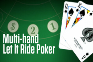 Multi-Hand Let It Ride Poker Logo