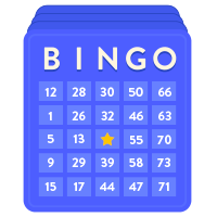 Purple Bingo Card Icon