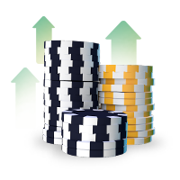 High Stakes Blackjack Chip Stack Icon
