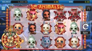 12 animals Online Slot Gameplay