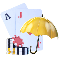 Insurance Blackjack with Umbrella Side Bet Icon