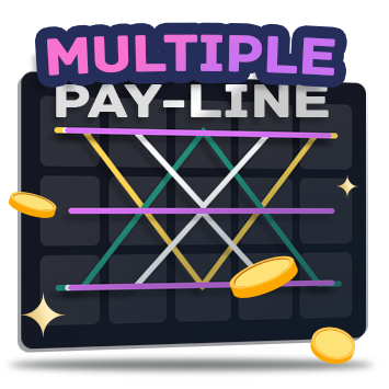 multiple paylines slot icon