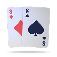 Blackjack hand icon