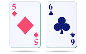 Five of Diamonds and Six of Clubs Icon