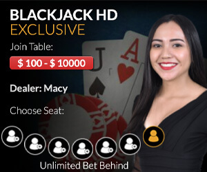High-Limit Live Blackjack Exclusive Logo