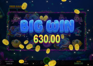 Lucky Catch Online Slot Big Win Screenshot