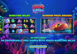 Lucky Catch Online Slot Bonus Features Screenshot