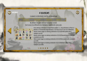 Prosperous Bloom Online Slot 4 Seasons Rules Screenshot