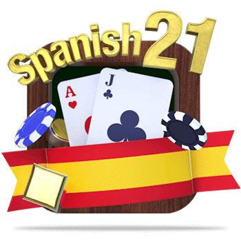 Spanish 21 Blackjack Variant Cards and Flag