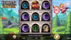 Tower of Fortuna Slot Game Board screenshot