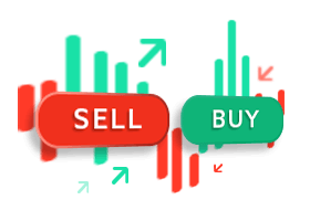 Stock Chart Sell and Buy Icon