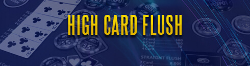 high card flush game banner
