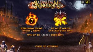 take the kingdom online slot intro