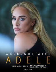 Adele's Vegas residency promotional poster