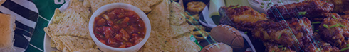 Chips and Chicken Wings Banner
