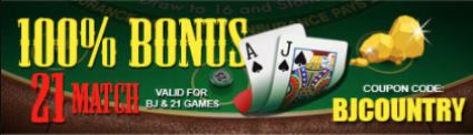 High Country Casino Blackjack Bonus