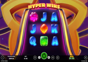 Hyper Wins Online Slot Gameplay Screenshot