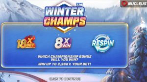 Winter Champs Online Slot intro