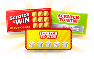 3 Scratch Cards Icon