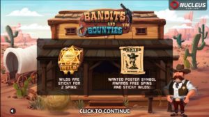 Bandits and Bounties Slot Feature