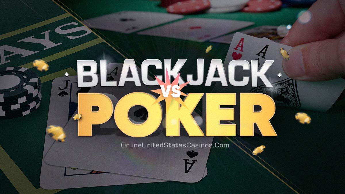 Blackjack vs Poker Header