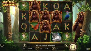 Primal Wilderness Slot Game Board