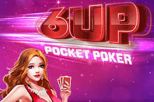 Super Slots Casino Six Up Pocket Poker Logo