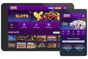 Super Slots Casino Mobile Tablet and Phone View