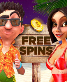 Super Slots Casino Refer a Friend Bonus Free Spins Logo