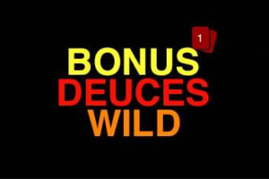 Cafe Casino Bonus Deuces Wild Video Poker Logo