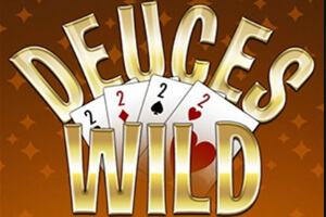 DuckyLuck Deuces Wild Video Poker Logo
