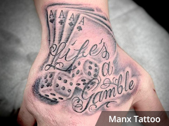 Life Is A Gamble Tattoos