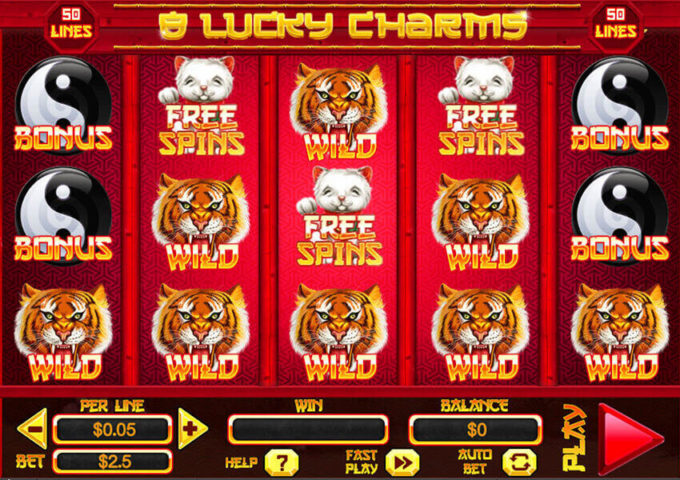 8 Lucky Charms Slot Gameplay